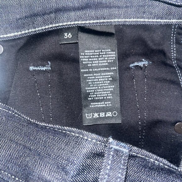 J Brand Tyler Jeans 36 x 34 Men's Slim NWT Levin Indigo Dark Blue Denim - Picture 7 of 9
